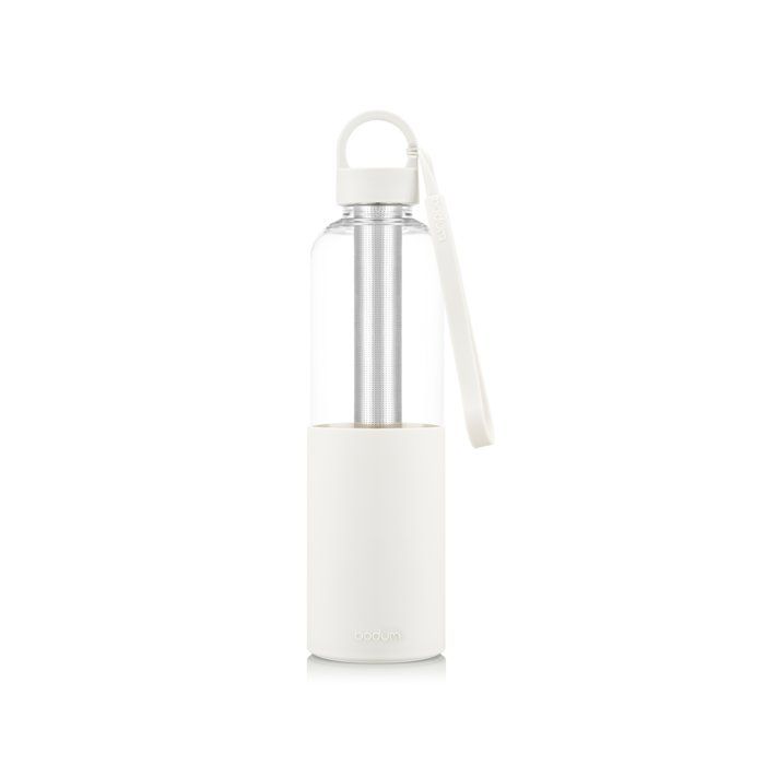 Bodum Melior Tritan waterfles - 1,2 L - infuserfilter - wit