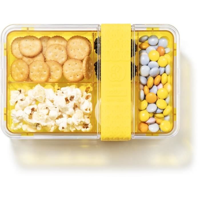 BODUM Compartmentalized Lunch Box - Bistro - Cutlery - Lemon - Pandone Yellow