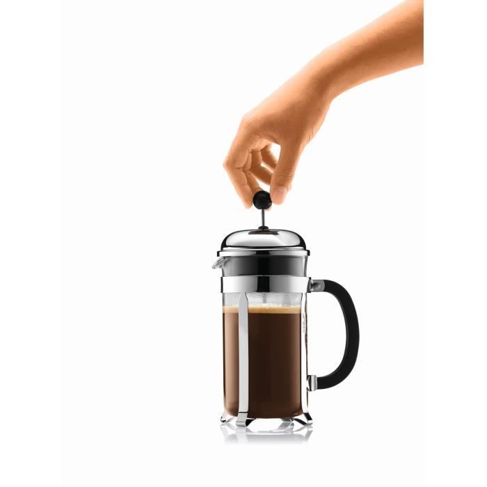 BODUM French Press Coffee Maker - CHAMBORD - 12 Cups - 1.5 L - Stainless Steel