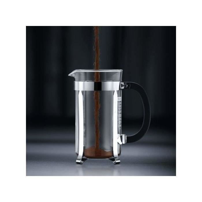 BODUM French Press Coffee Maker - CHAMBORD - 8 Cups - 1.0 L - Stainless Steel