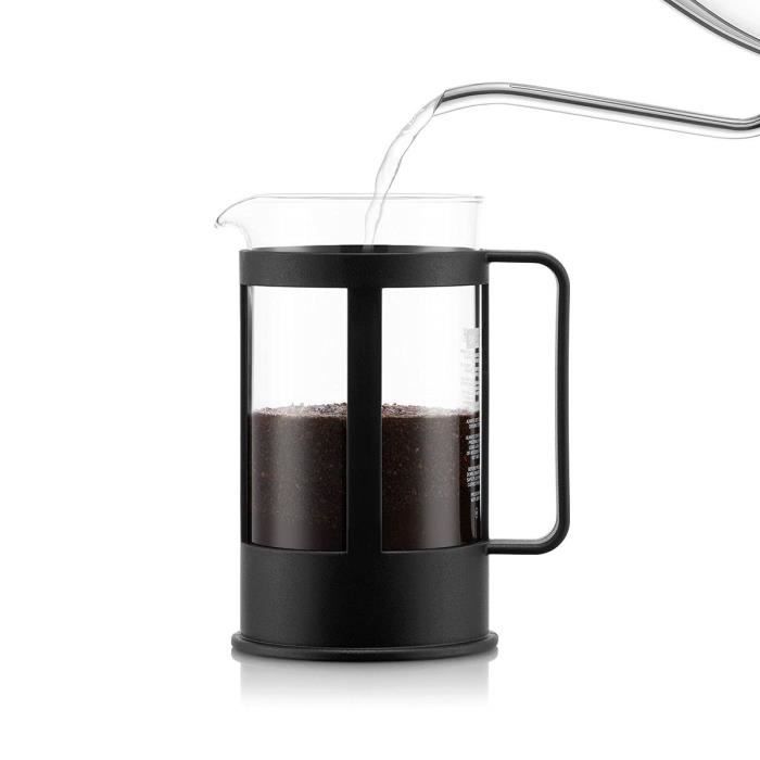 BODUM KENYA French Press Coffee Maker, 8 Cups, 1.0 L, Black