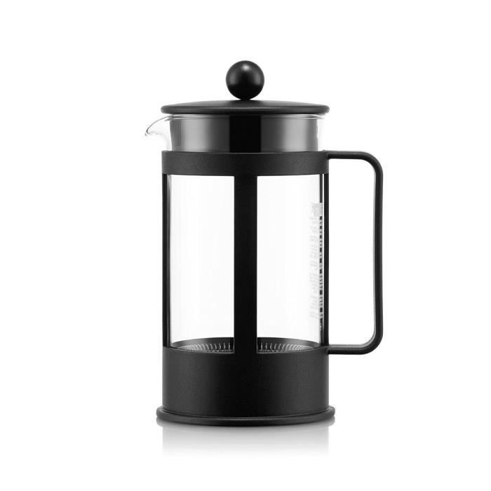 BODUM KENYA French Press Coffee Maker, 8 Cups, 1.0 L, Black