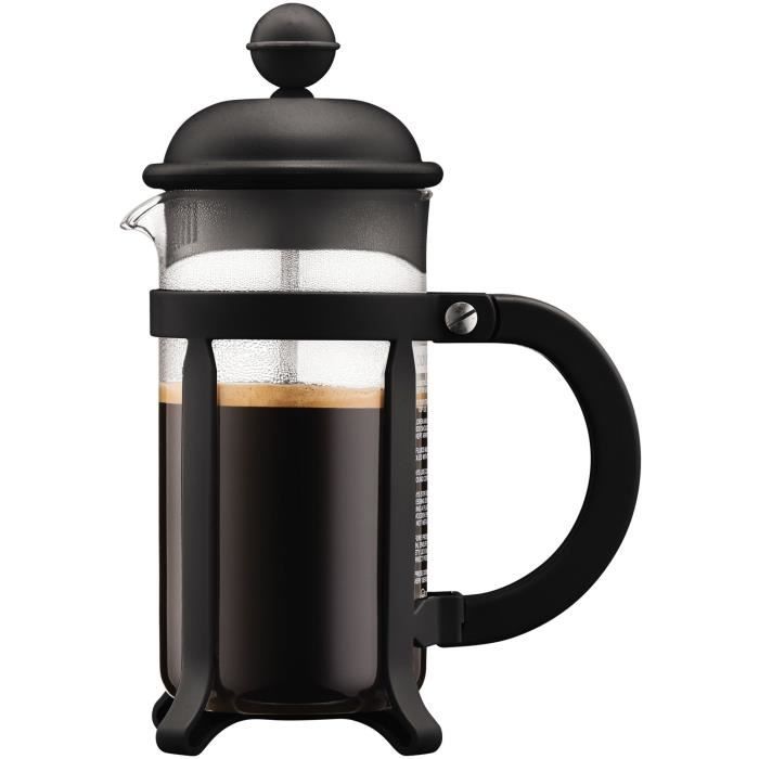 BODUM JAVA French Press Coffee Maker, 3 Cups, 0.35 L, Black