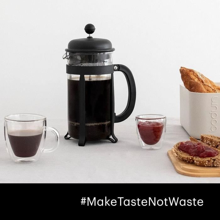 BODUM JAVA French Press Coffee Maker, 3 Cups, 0.35 L, Black