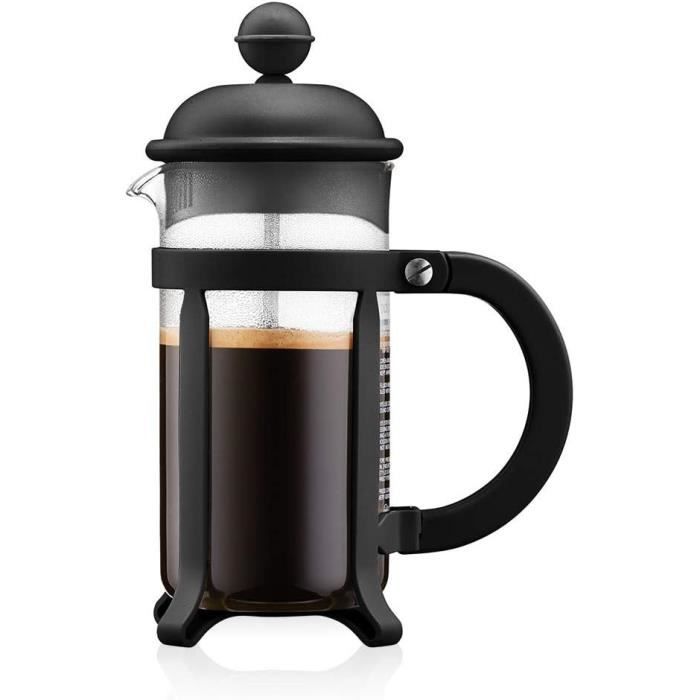 BODUM JAVA French Press Coffee Maker, 3 Cups, 0.35 L, Black