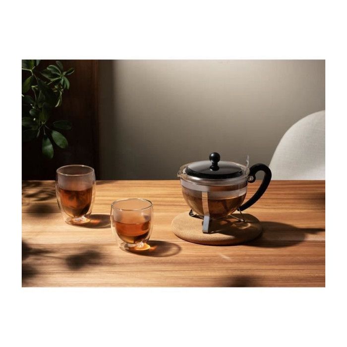 BODUM CHAMBORD Teapot - 1.3 L - Gray Sieve