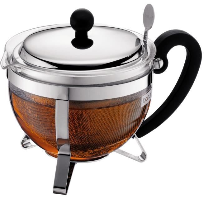 BODUM Teapot - Chamboard - Stainless steel strainer - 1 L - Brilliant