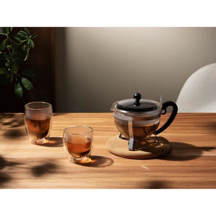 BODUM Teapot - Chamboard - Stainless steel strainer - 1 L - Brilliant