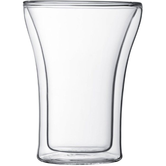 BODUM Glass Set - ASSAM - Double Wall - 0.25 L - Transparent