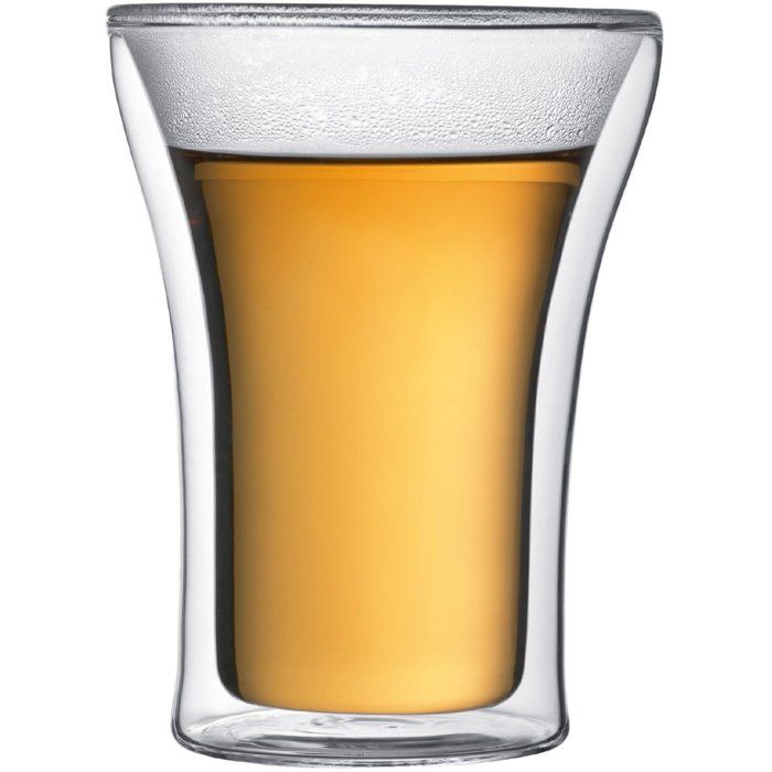 BODUM Glass Set - ASSAM - Double Wall - 0.25 L - Transparent