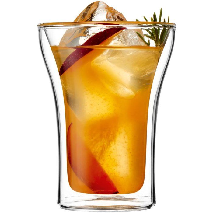 BODUM Glass Set - ASSAM - Double Wall - 0.25 L - Transparent
