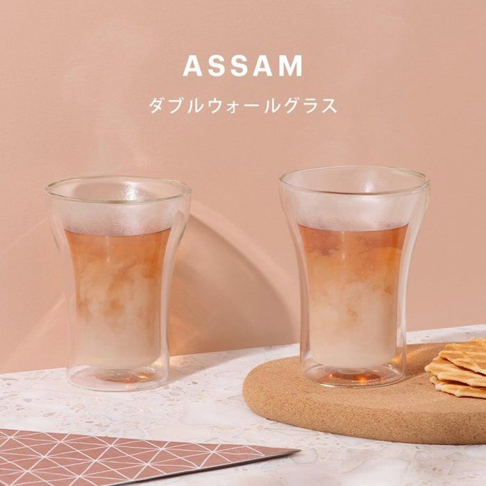 BODUM Glass Set - ASSAM - Double Wall - 0.25 L - Transparent