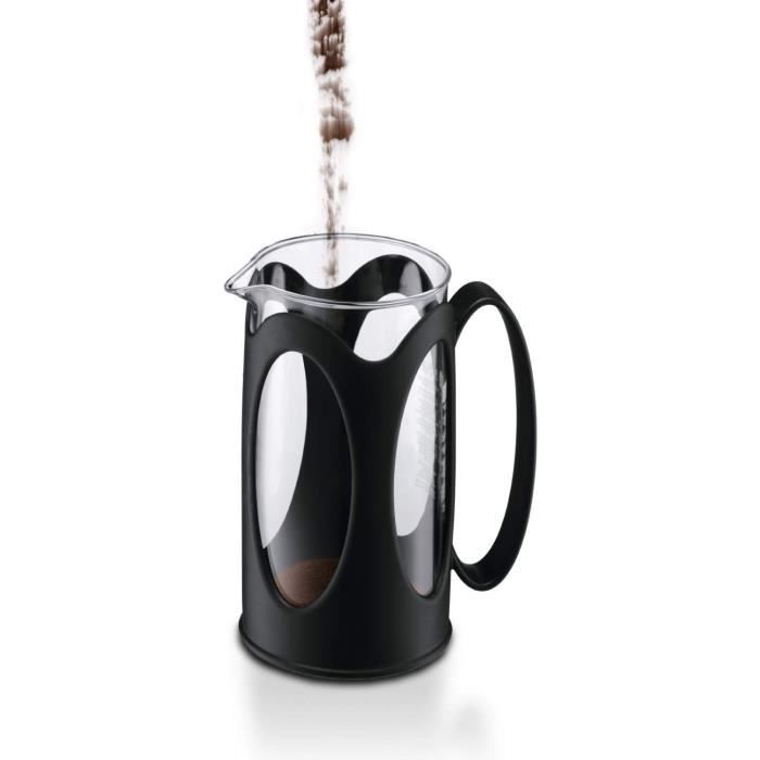 BODUM French Press Coffee Maker - KENYA - 8 Cups - 1.0 L - Black