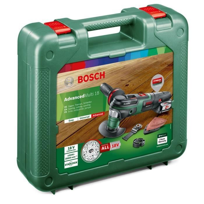 Bosch AdvancedMulti 18 Cordless Multi-Tool with Accessory Set
