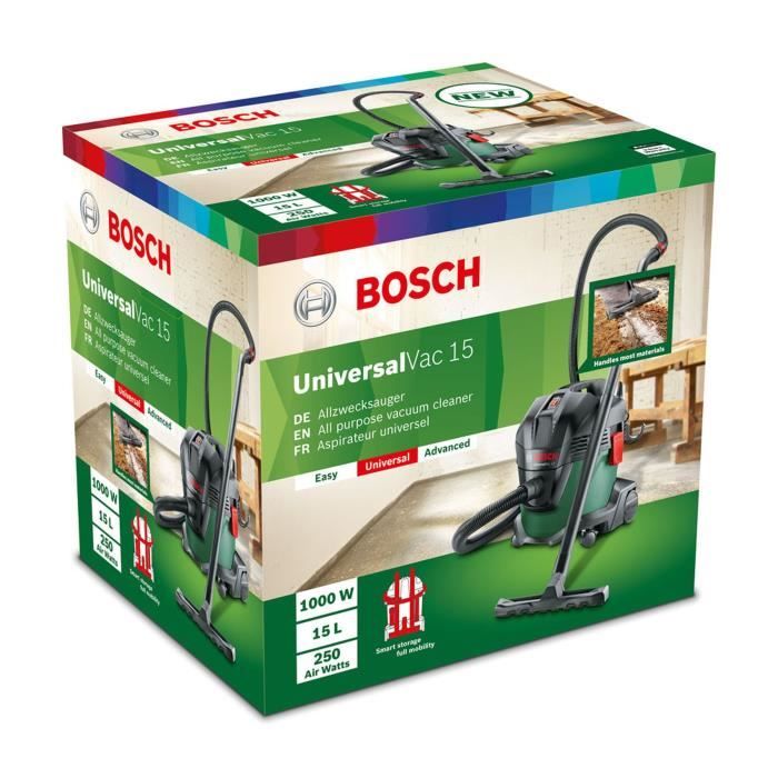 Bosch Wet and Dry Vacuum Cleaner - UniversalVac 15 - 1000W - 15 L - Blower Function