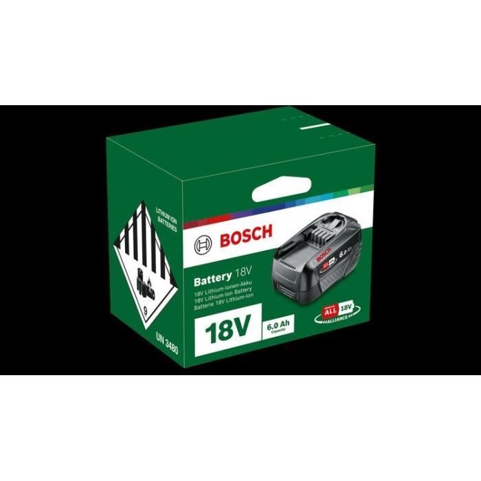 Bosch 18V Lithium-Ion Battery 6Ah PBA 1600A00DD7 Home & Garden 18-V-6-Ah-Lithium-Ionen-Akku