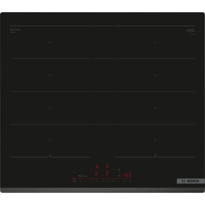 BOSCH 60 cm Induction Hob - SER6 - PXY63KHC1E - 4 Burners - Home Connect