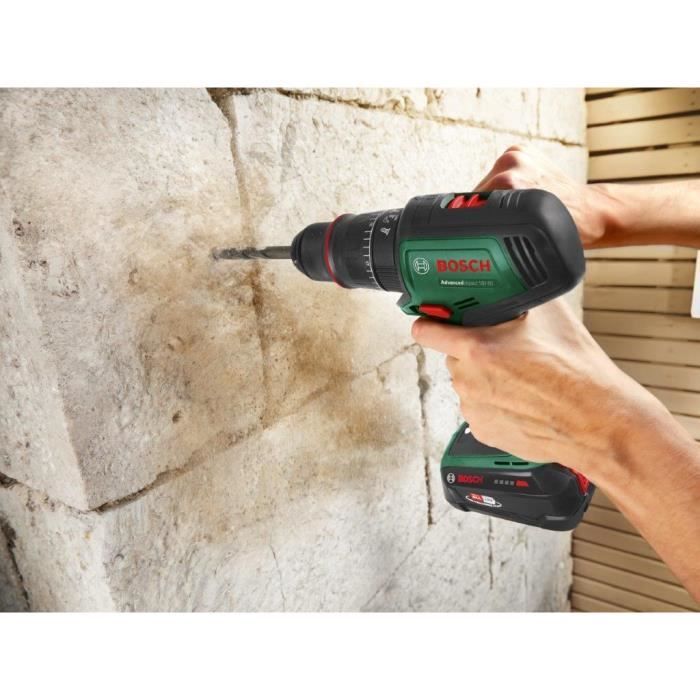 AdvancedImpact Impact Drill - 18V-80 - 2 x 2.5Ah Batteries - 13 mm Metal Chuck - Cordless