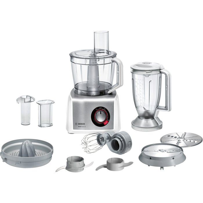 BOSCH Multifunctional Food Processor - B1EMC812S8 - 1250W - 3.9 L Bowl - White/Stainless Steel