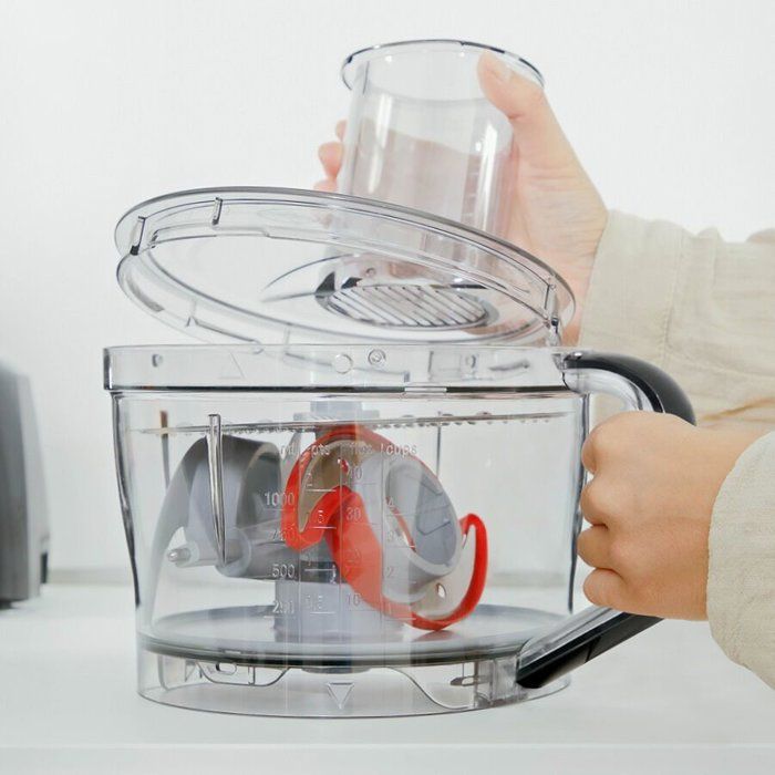 BOSCH Multifunctional Food Processor - B1EMC812S8 - 1250W - 3.9 L Bowl - White/Stainless Steel