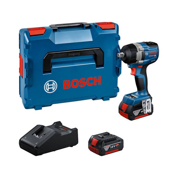 BOSCH PROFESSIONAL GDS 18V-750 C Cordless Impact Wrench - 18V - 750 Nm - 2 x 5.0Ah Batteries
