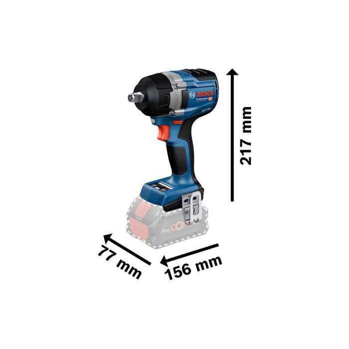BOSCH PROFESSIONAL GDS 18V-750 C Cordless Impact Wrench - 18V - 750 Nm - 2 x 5.0Ah Batteries