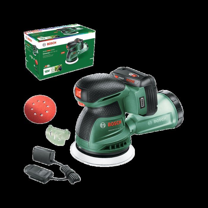 Bosch UniversalOrbit 18V 20 Cordless Random Orbit Sander - 18V - 125 mm
