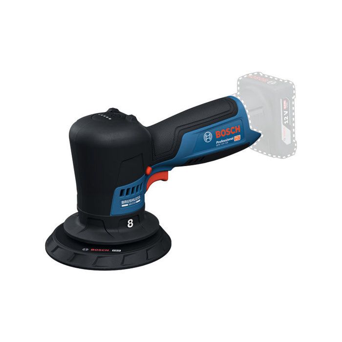 BOSCH PROFESSIONAL GPX 12V-125 Random Orbital Polisher - 12V - Battery and Charger Not Included