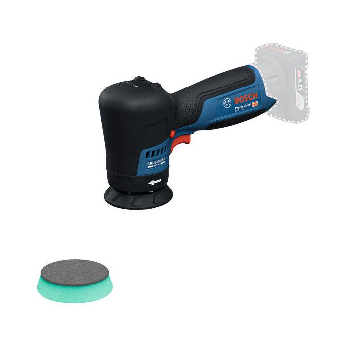 BOSCH PROFESSIONAL Cordless Polisher - GPO 12V-77 - 12V - 77 mm Polishing Pad
