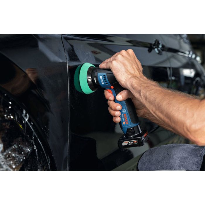 BOSCH PROFESSIONAL Cordless Polisher - GPO 12V-77 - 12V - 77 mm Polishing Pad