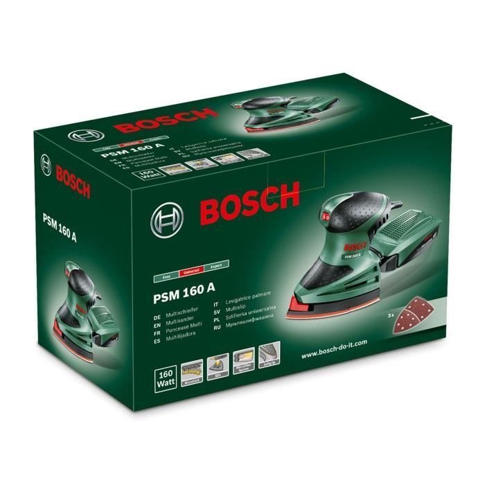 BOSCH PSM 160 A Multi-Sander - Sanding and Polishing - Micro-Filter System