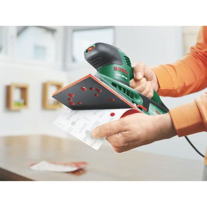 Ponceuse vibrante - BOSCH - PSS 300 AE Microfiltre - Filaire - 250W - Régulier