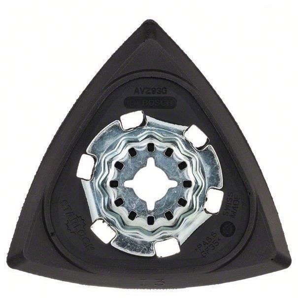 Bosch Delta Sanding Pad - Starlock AVZ 93 G - 93 mm - Compatible with Multi-Tools