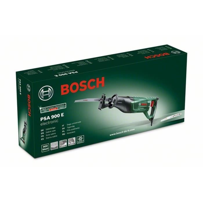 Bosch Saber Saw - PSA 900 E - Includes 1 Wood Blade and 1 Wood/Metal Blade