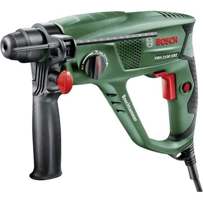 PBH 2100 RE Rotary Hammer + 2 Drill Bits + 2 Chisels