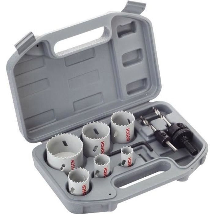 Bosch - 9-Piece HSS Bi-Metal Hole Saw Set for Electricians