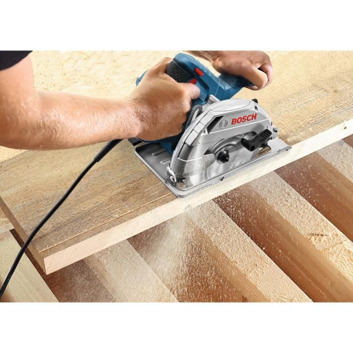 BOSCH Professional Circular Saw GKS 165 - with Wood Blade