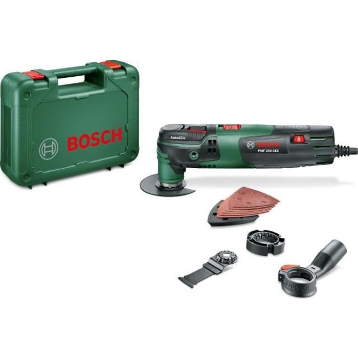 Bosch Multi-Tool - PMF 250 CES - Corded 250W - Auto-Click Function