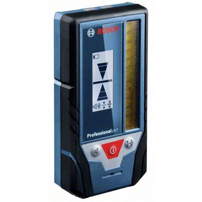 Cellule de réception - BOSCH - LR 7 PROFESSIONAL - Détection laser - Zone de 8 cm - Portée 50 m