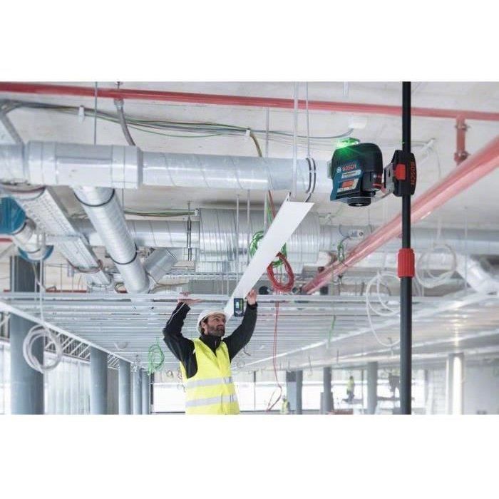 Cellule de réception - BOSCH - LR 7 PROFESSIONAL - Détection laser - Zone de 8 cm - Portée 50 m