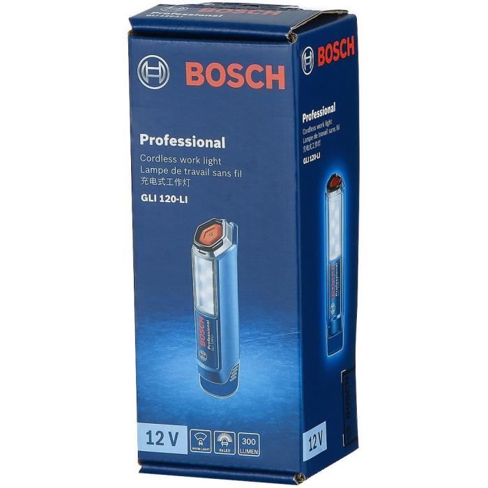 Bosch Professional GLI 12V-300 Work Light - 300 Lumens - Battery Not Included 06014A1000