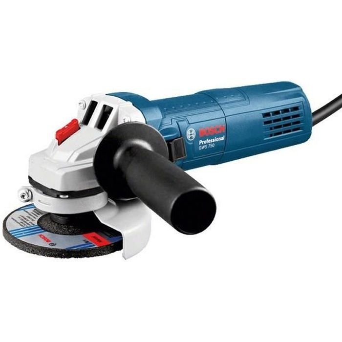 Bosch Professional Angle Grinder GWS750 - 125 mm - 750W - Metal - 11000 rpm