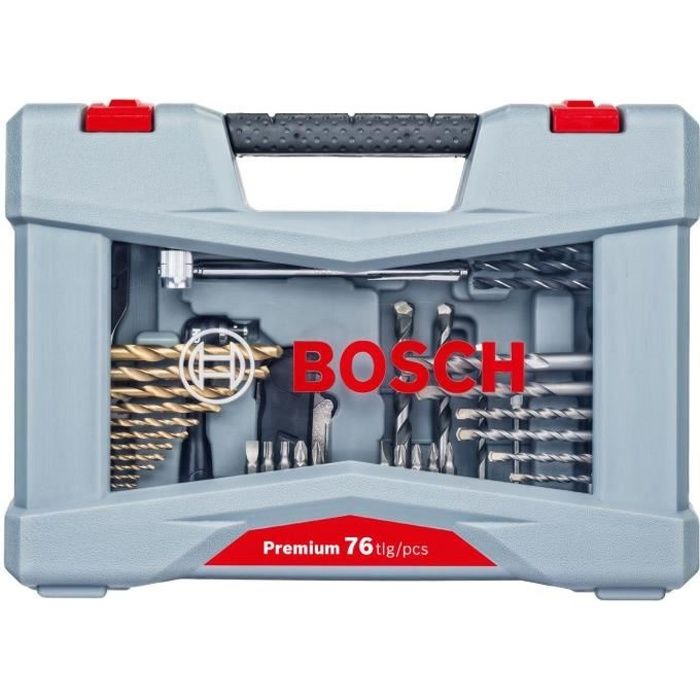 BOSCH 76-Piece Premium Drilling and Screwdriving Set