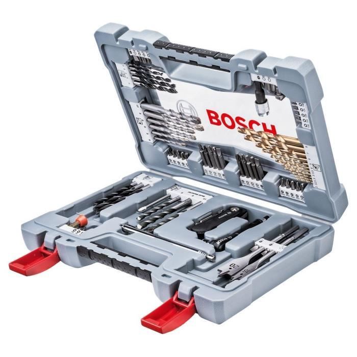 BOSCH 76-Piece Premium Drilling and Screwdriving Set