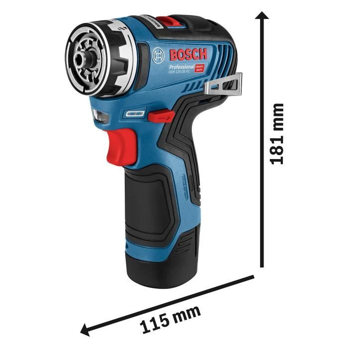 Bosch - GSR 12V-35 FC Flexiclic Cordless Drill/Driver - 35Nm - L-Boxx 102 Professional
