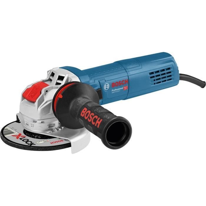 BOSCH PROFESSIONAL Angle Grinder - GWX 9-125 S - 900 W - 125 mm Disc - Power Supply