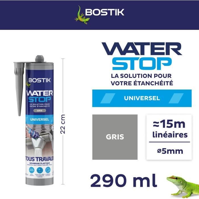 BOSTIK Waterproofing Membrane - Waterstop - Leak Repair - 290 ml - Grey