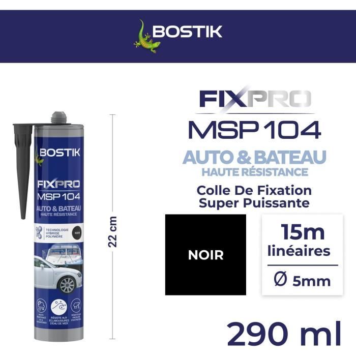 BOSTIK Automotive/Marine Sealant - Fixpro MSP 104 - Black - 290 ml