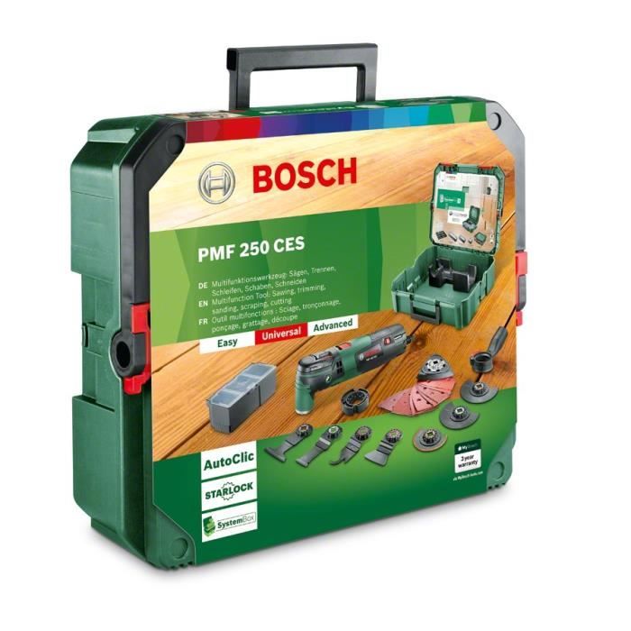Bosch Multi-Tool - PMF 250 CES - Electric - 20 Accessories