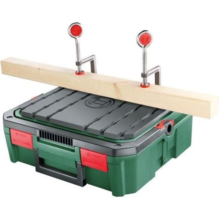 BOSCH SystemBox Storage Box - Size S + Sawing Workbench